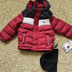 NWT, CB Sport Boys Jacket+Beanie